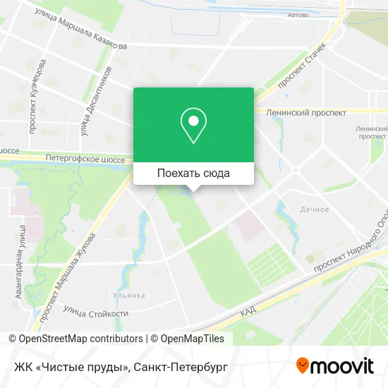 Карта ЖК «Чистые пруды»