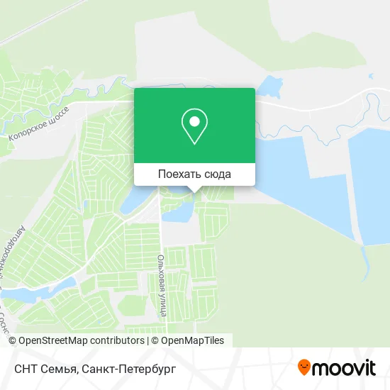 Карта СНТ Семья