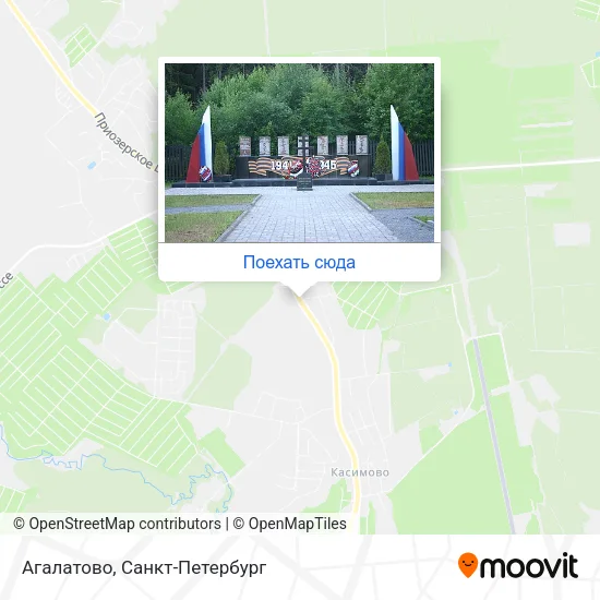 Карта Агалатово