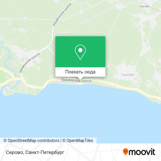 Карта Серово