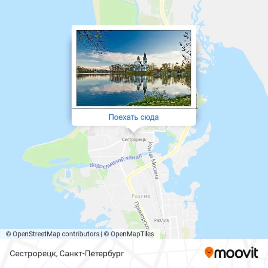 Карта Сестрорецк