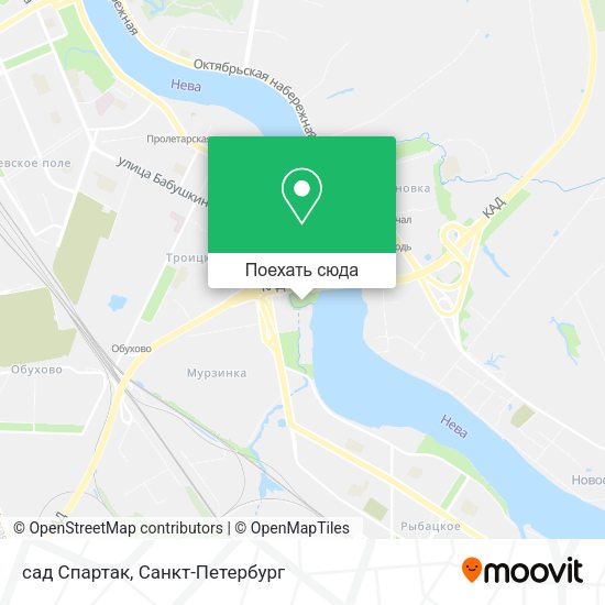 Карта сад Спартак