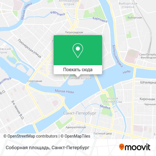 Карта Соборная площадь