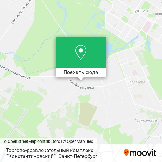 Карта Торгово-развлекательный комплекс ""Константиновский""