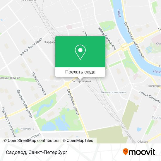 Карта Садовод