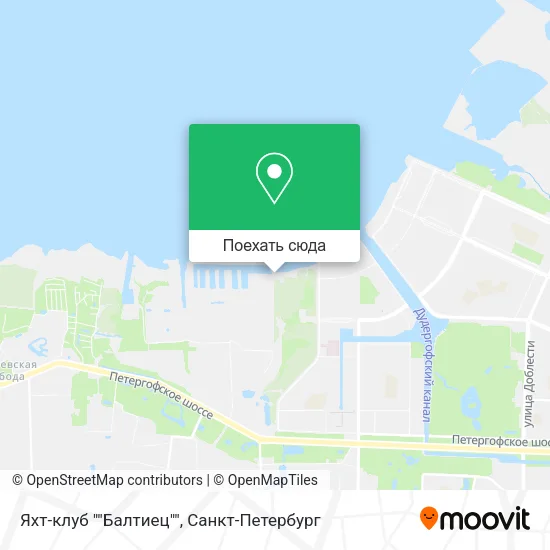 Карта Яхт-клуб ""Балтиец""