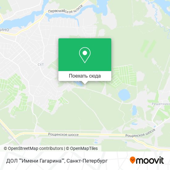 Карта ДОЛ ""Имени Гагарина""