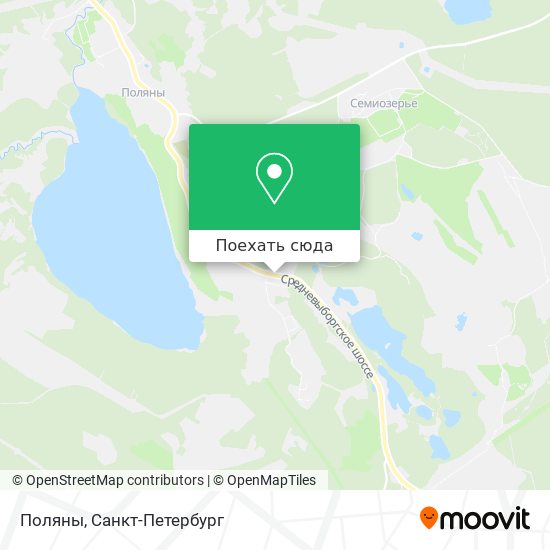 Карта Поляны