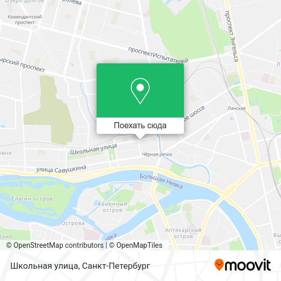 Карта Школьная улица