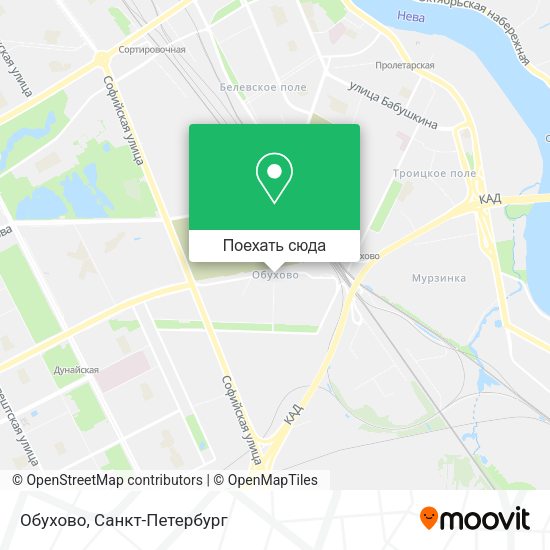 Карта Обухово