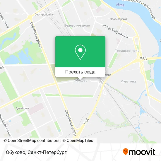 Карта Обухово