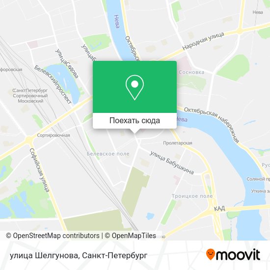 Карта улица Шелгунова