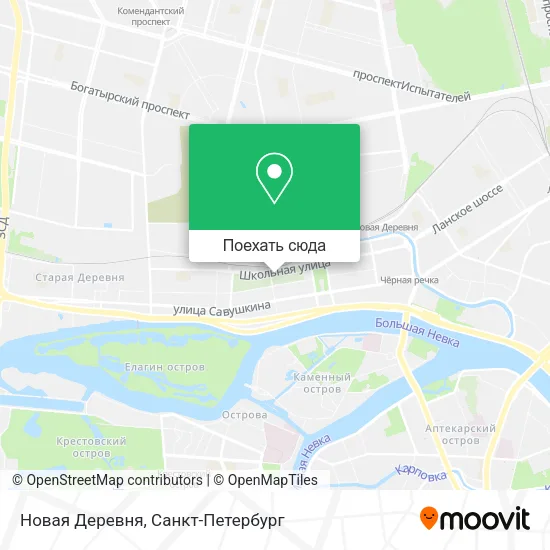 Карта Новая Деревня