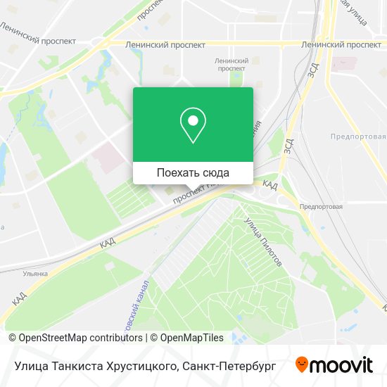Карта Улица Танкиста Хрустицкого