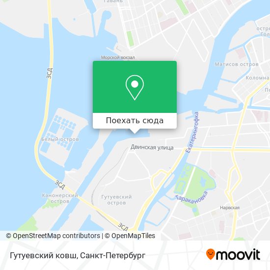 Карта Гутуевский ковш