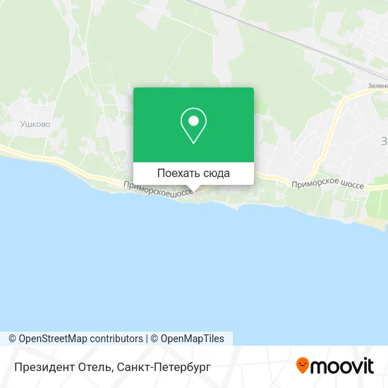 Карта Президент Отель
