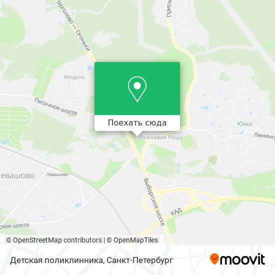 Карта Детская поликлинника