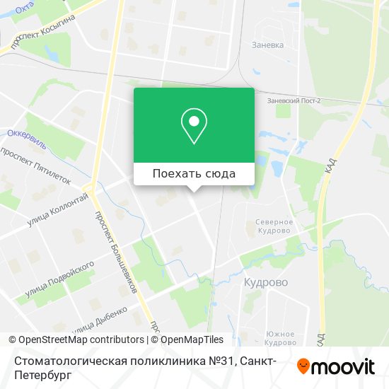 Карта Стоматологическая поликлиника №31