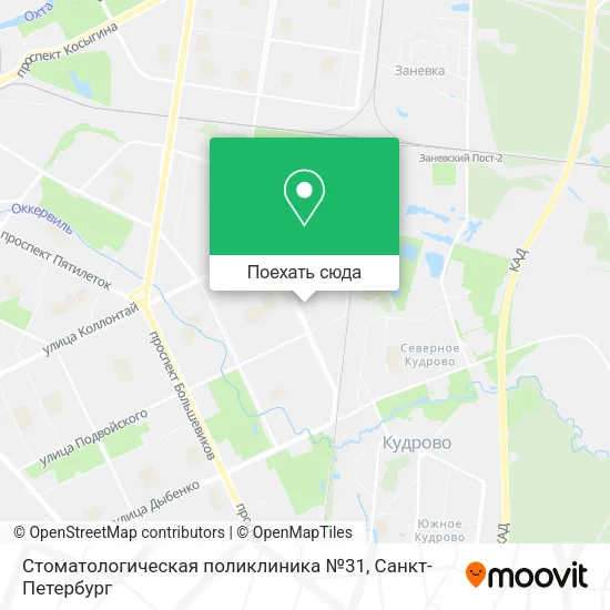 Карта Стоматологическая поликлиника №31