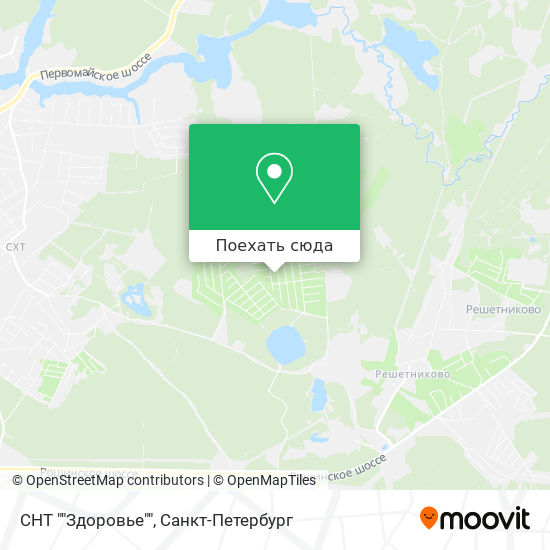 Карта СНТ ""Здоровье""