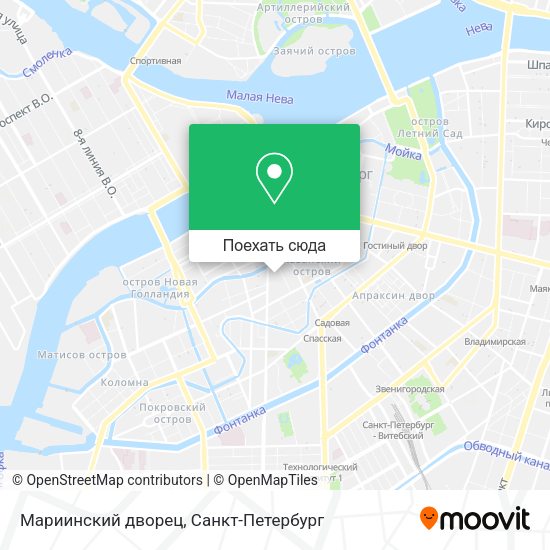 Карта Мариинский дворец