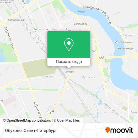 Карта Обухово