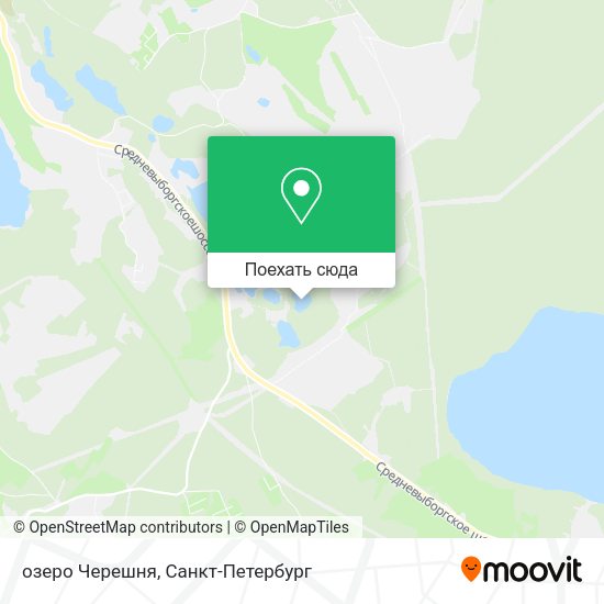 Карта озеро Черешня