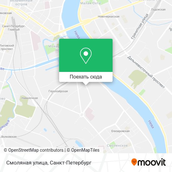 Карта Смоляная улица