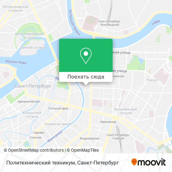 Карта Политехнический техникум