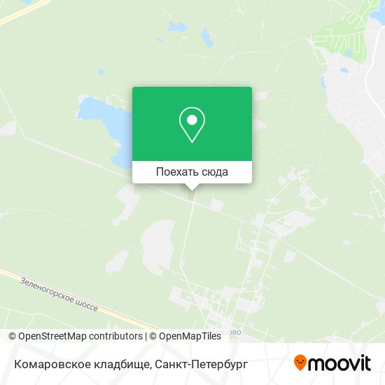 Карта Комаровское кладбище