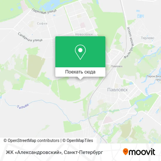Карта ЖК «Александровский»