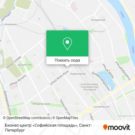 Карта Бизнес-центр «Софийская площадь»