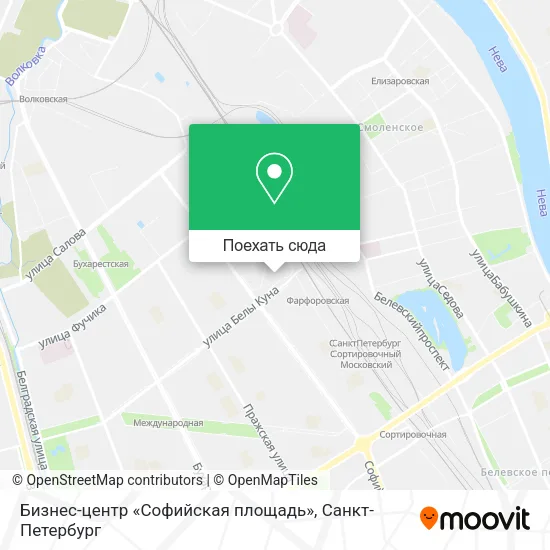 Карта Бизнес-центр «Софийская площадь»
