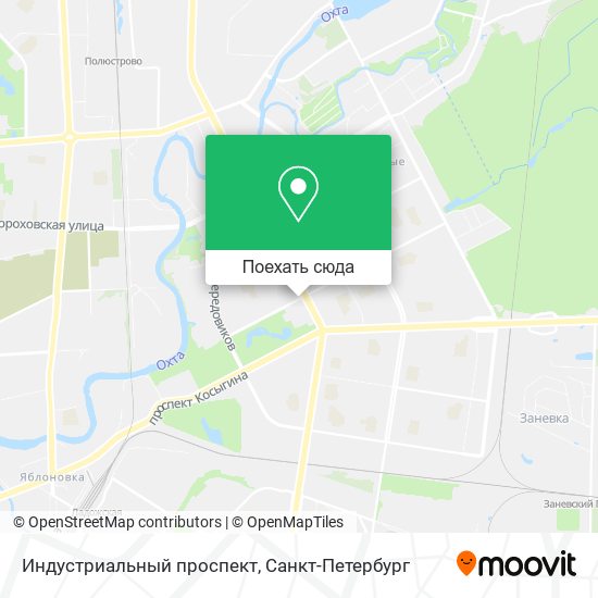 Карта Индустриальный проспект
