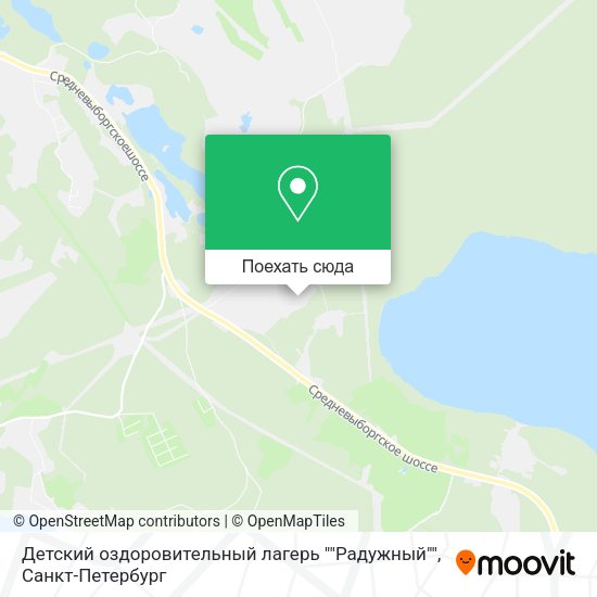 Карта Детский оздоровительный лагерь ""Радужный""