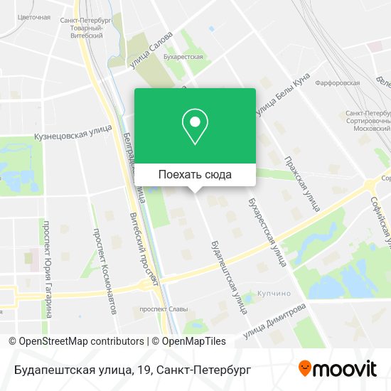 Карта Будапештская улица, 19
