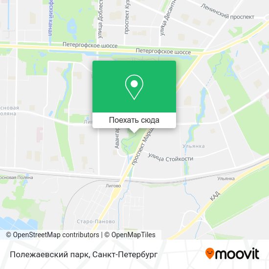 Карта Полежаевский парк