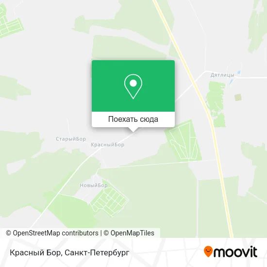 Карта Красный Бор