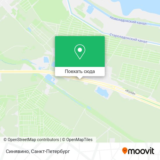 Карта Синявино