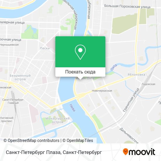 Карта Санкт-Петербург Плаза