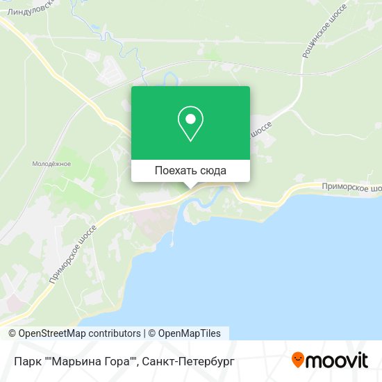 Карта Парк ""Марьина Гора""