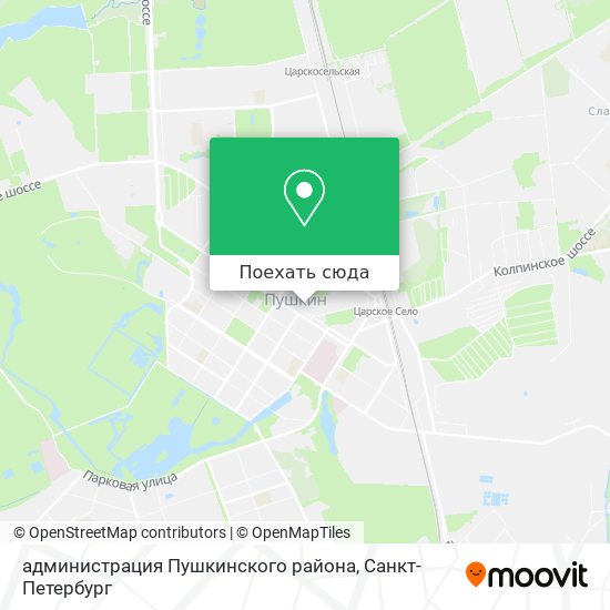 Карта администрация Пушкинского района