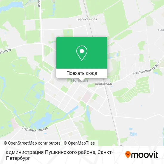 Карта администрация Пушкинского района