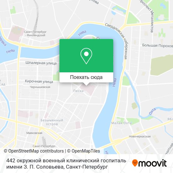 Карта 442 окружной военный клинический госпиталь имени З. П. Соловьева