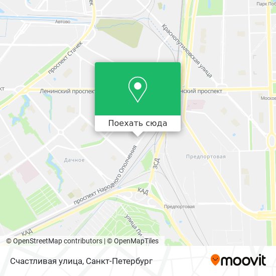 Карта Счастливая улица