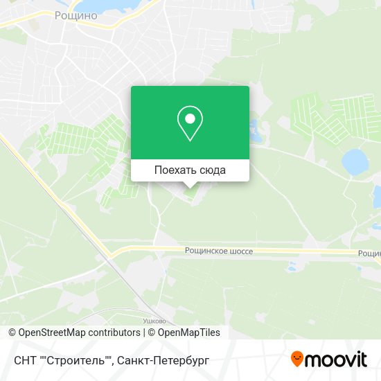Карта СНТ ""Строитель""