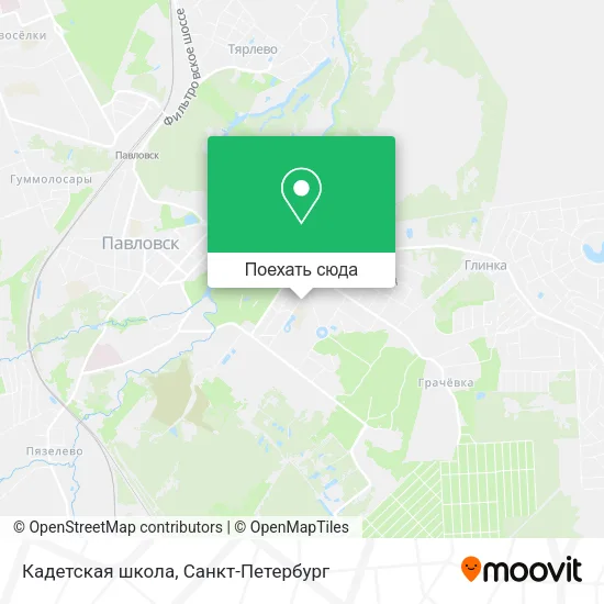 Карта Кадетская школа