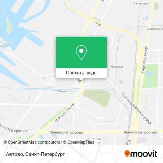 Карта Автово