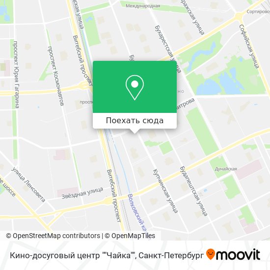 Карта Кино-досуговый центр ""Чайка""