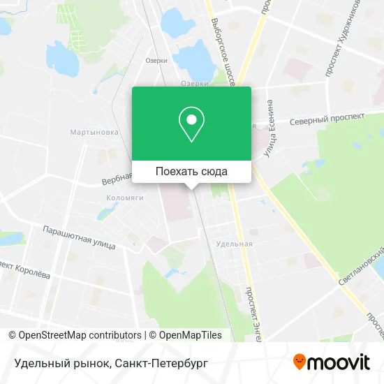 Карта Удельный рынок